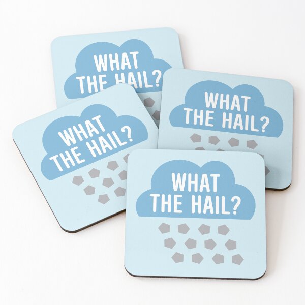 Item preview, Meteorology Pun What The Hail? designed and sold by oddmatter.
