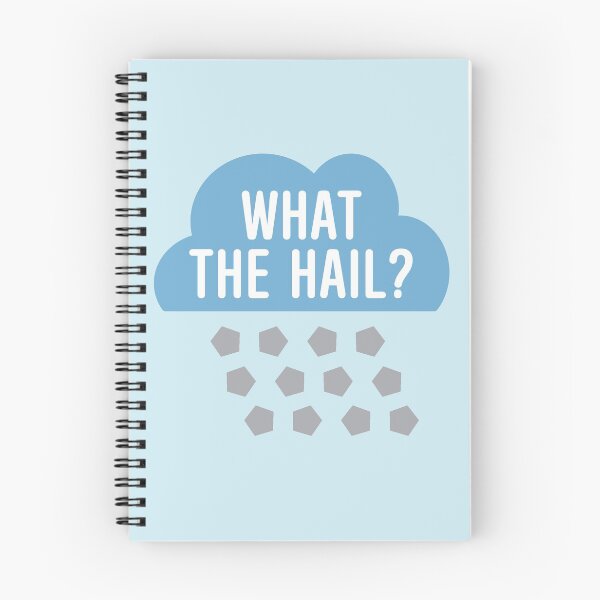 Item preview, Meteorology Pun What The Hail? designed and sold by oddmatter.