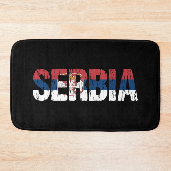 Artikelvorschau, Serbien Srbija Flagge beunruhigt entworfen und verkauft von Nirvanibex.