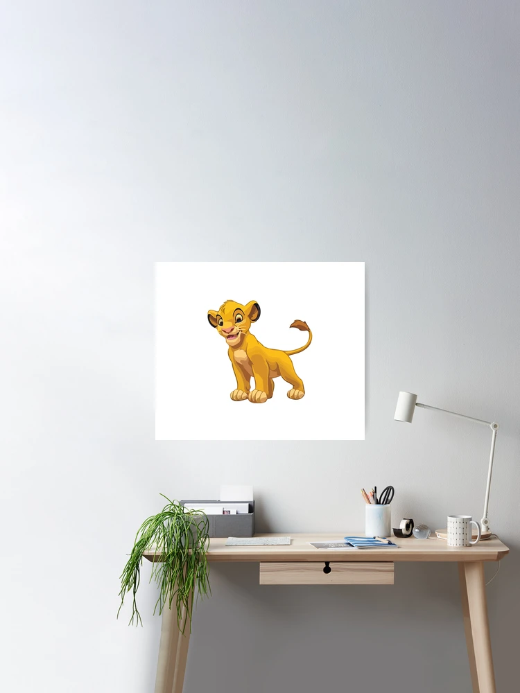 Simba from Lion King Sticker by SwiftDesign