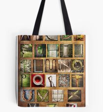 Alphabet Tote Bag