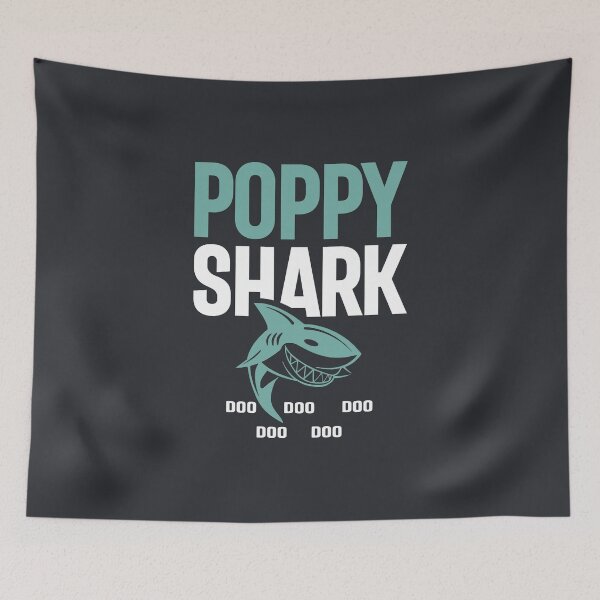 Item preview, Poppy Shark T-Shirt Doo Doo Doo Fathers Day Poppy Gift designed and sold by cidolopez.