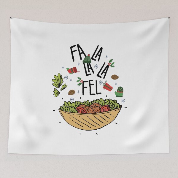 Item preview, Fa La La La Fel Vegan Funny Ugly Christmas Sweatshirt or T-shirt For Vegans designed and sold by KsuAnn.