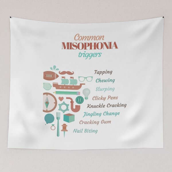 Item preview, misophonia triggers designed and sold by colaha.