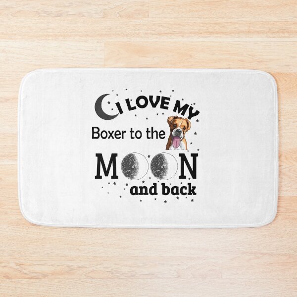Item preview, I Love My Boxer To The Moon And Back! designed and sold by flipper42.