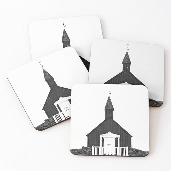 Item preview, BLACK CHURCH ICELAND BUDIR by Monika Strigel designed and sold by SunlightStudios.
