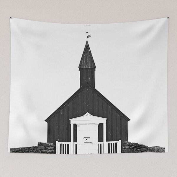 Item preview, BLACK CHURCH ICELAND BUDIR by Monika Strigel designed and sold by SunlightStudios.