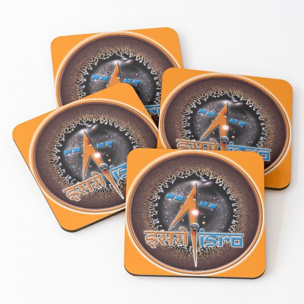 Item preview, ISRO (Indian Space Research Organisation) Logo with the Universe! designed and sold by Pablo Carlos Budassi.