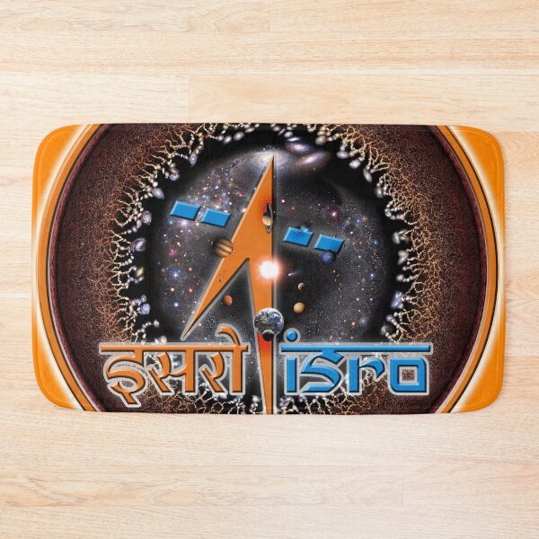 Item preview, ISRO (Indian Space Research Organisation) Logo with the Universe! designed and sold by Pablo Carlos Budassi.