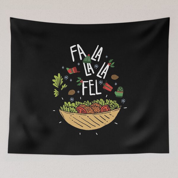 Item preview, Fa La La La Fel Vegan Funny Ugly Christmas Sweatshirt or T-shirt For Vegans designed and sold by KsuAnn.