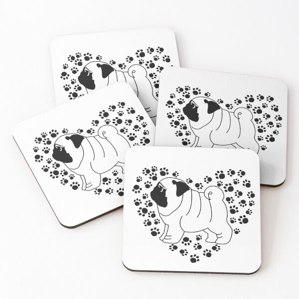 Item preview, Pug dog print. designed and sold by CraftCloud.