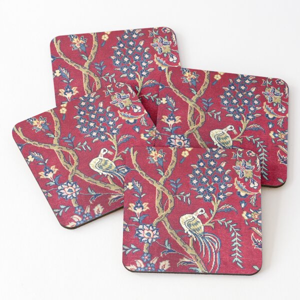 Item preview, Tree of Life with Bird Antique Persian Rug Print designed and sold by Vicky Brago-Mitchell®.