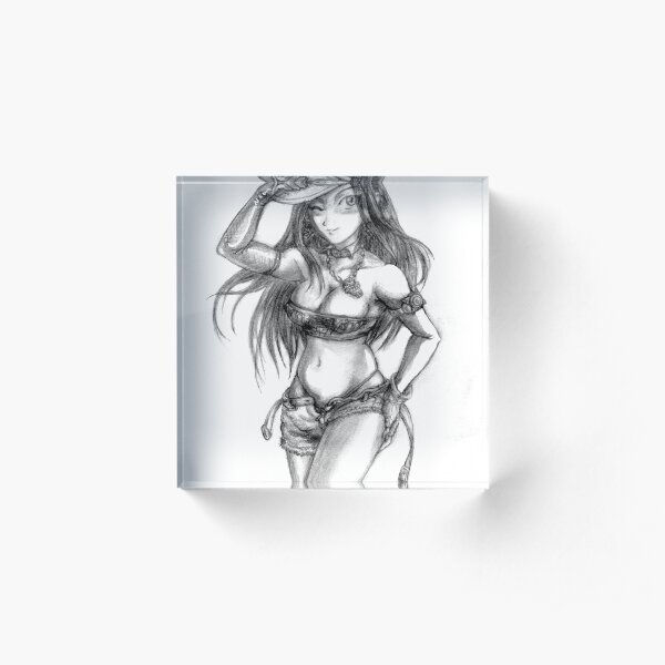 Hilda The Hot Model Acrylic Block