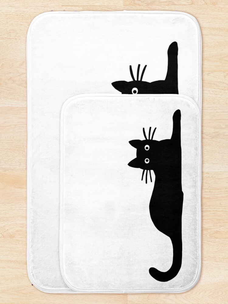Alternate view of Black Cat Bath Mat