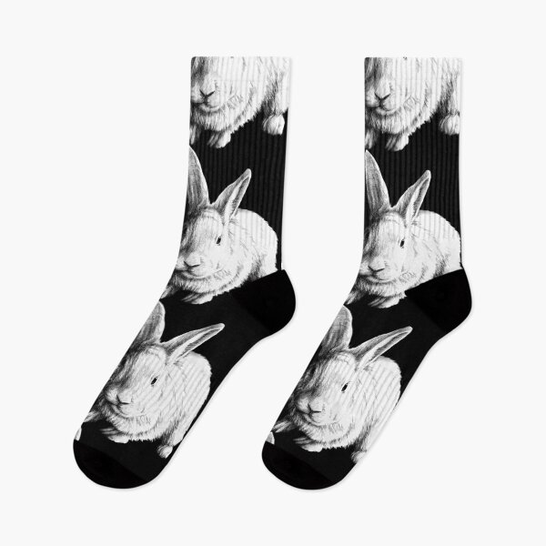 Item preview, Rabbit Animal Portrait (dark background) designed and sold by MMMSdesigns.