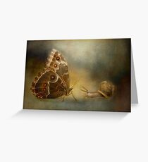 Brian asked the butterfly...... Greeting Card
