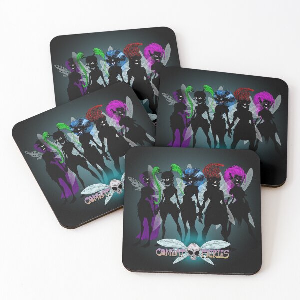 Item preview, Combat Fairies Silhouettes designed and sold by Dylan Moore.