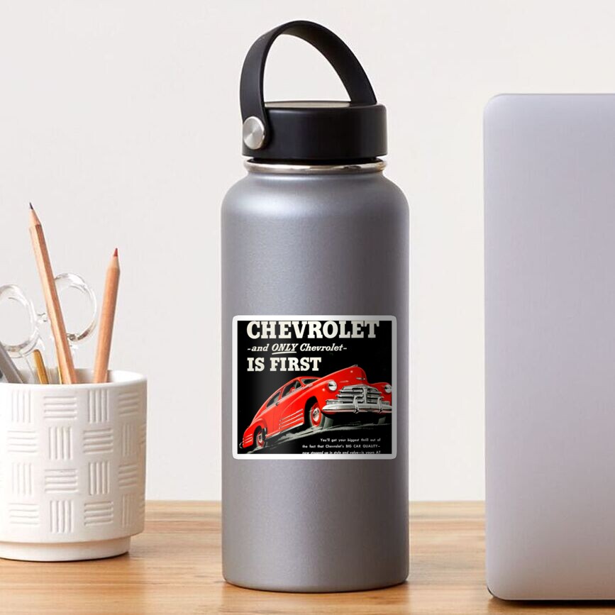 Chevrolet car ad 1948 Sticker