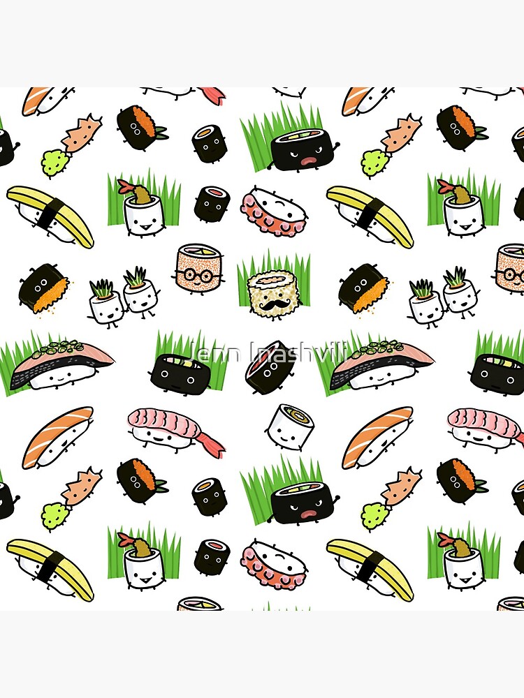Disover Cute Sushi Characters Pattern Bag