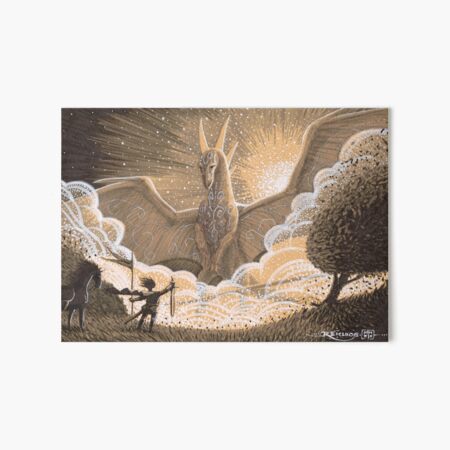 The Return of the Great Dragon Art Board Print
