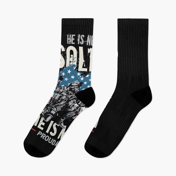 Item preview, He Is Not Just A Soldier He Is My Son Proud Military Veteran Dad Gift designed and sold by Dressed For  Duty.