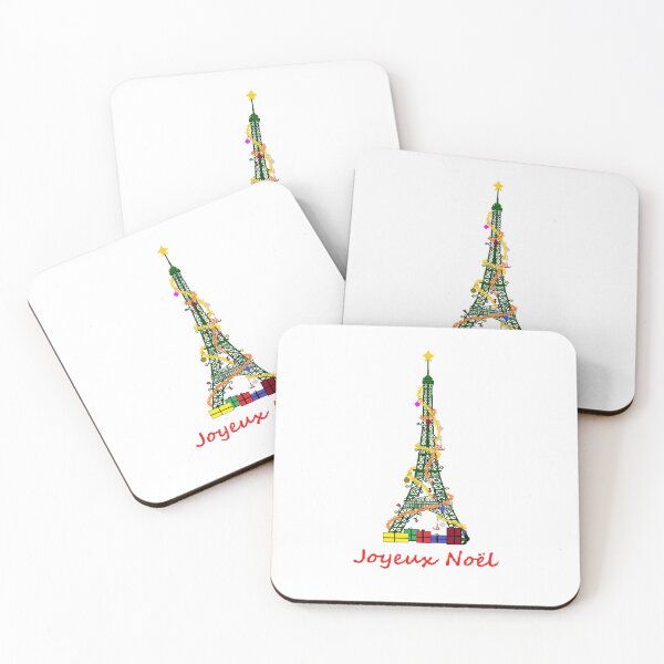 Item preview, Christmas Card The Eiffel Tower in French Fir designed and sold by dessine-moi.