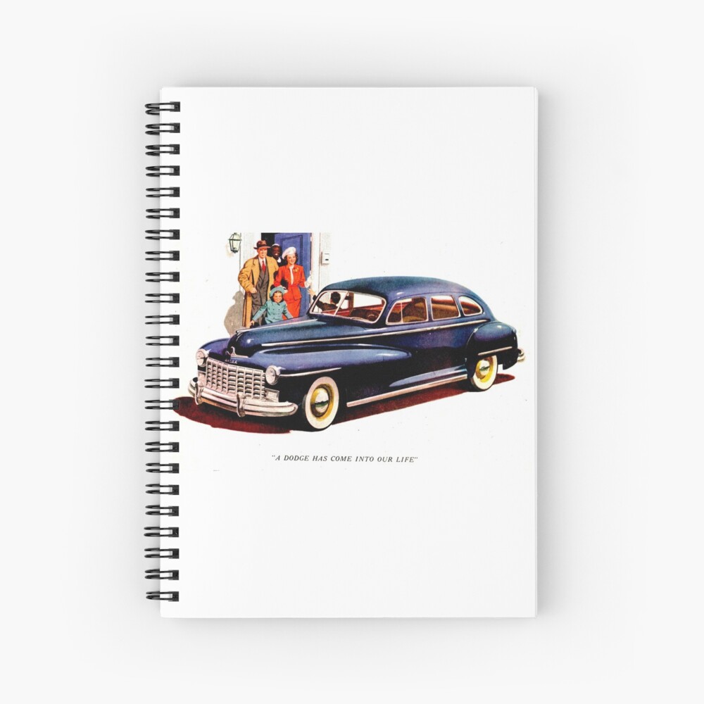 Dodge ad 1948 Spiral Notebook