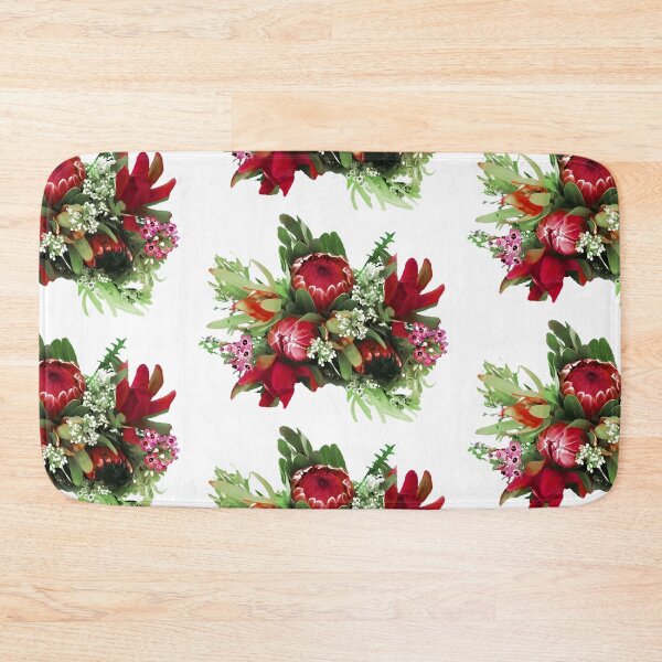Item preview, King Protea Bouquet, Red Burgundy designed and sold by PixDezines.