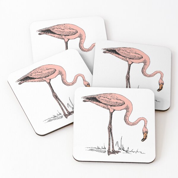 Item preview, Pink Flamingo Bird Design - Vintage graphic which is full of charm designed and sold by Rocketman2017.