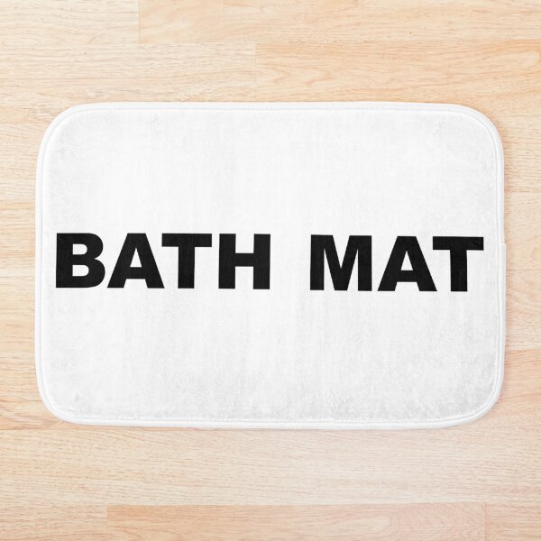 Item preview, Literal Objects - Bath Mat designed and sold by EvanderASmith.