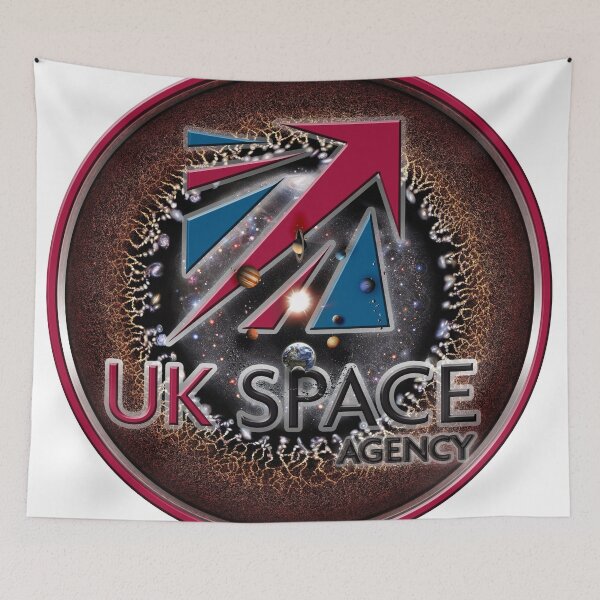 Item preview, UK Space Agency UKSA Logo with the UNIVERSE! designed and sold by Pablo Carlos Budassi.