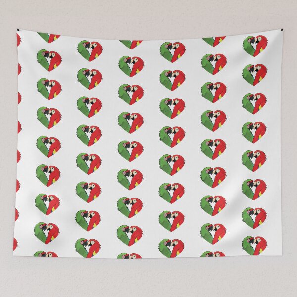 Item preview, Macaw Heart designed and sold by Macaw Recovery Network.