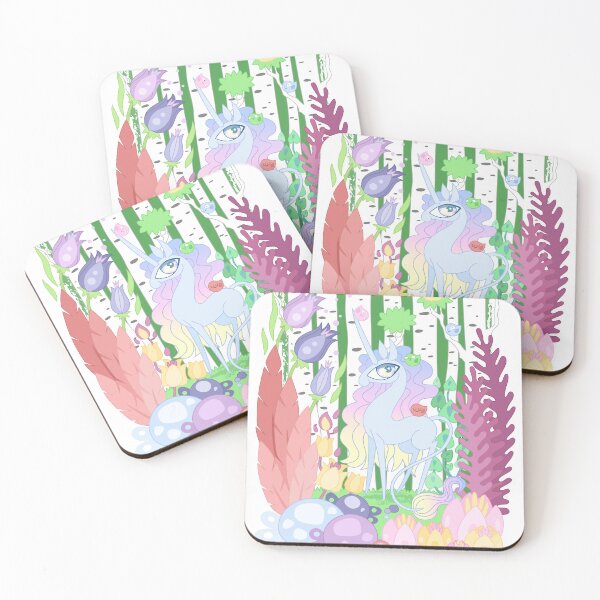 Item preview, Unicorn Glade - visiting birds designed and sold by Patterns and critters.