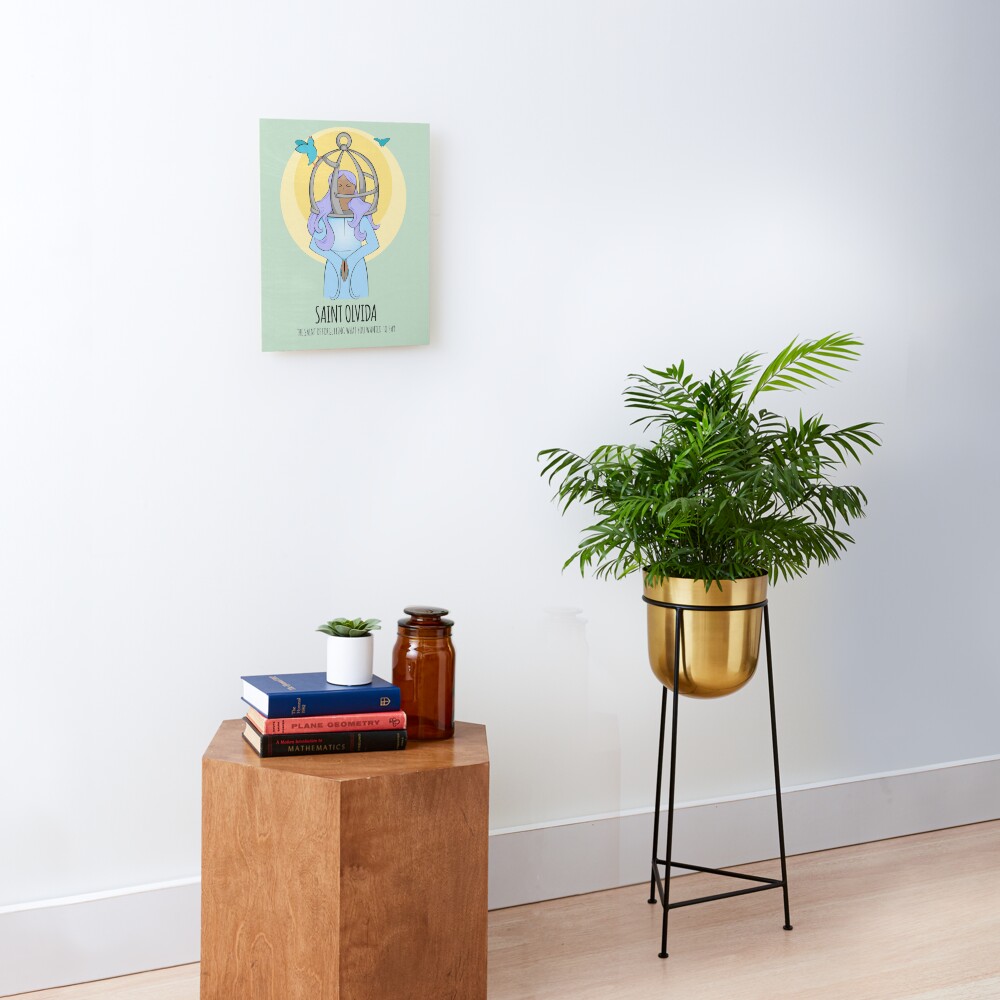 The Saint of Forgetting What You Wanted to Say Mounted Print