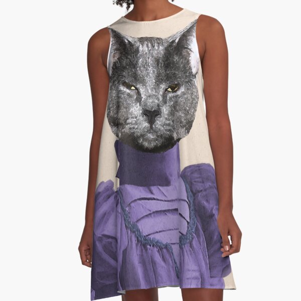 Grey Lady A-Line Dress