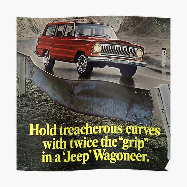 Jeep Wagoneer ad 1967 Poster