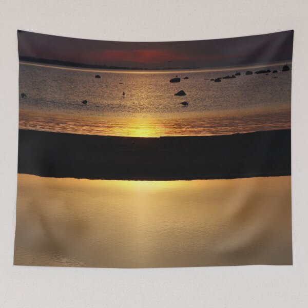 Item preview, Spring sunset on the beach designed and sold by Bluesrose.