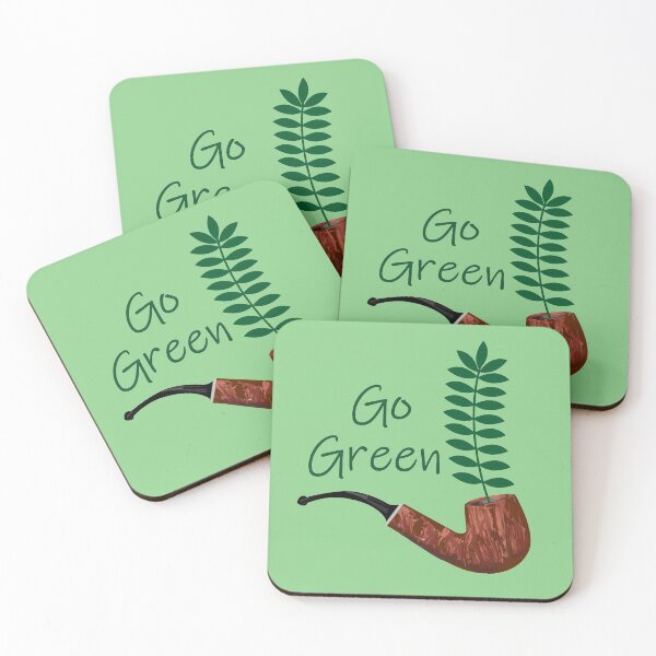 Item preview, Go Green pipe with plant designed and sold by AkraidaxDesign.