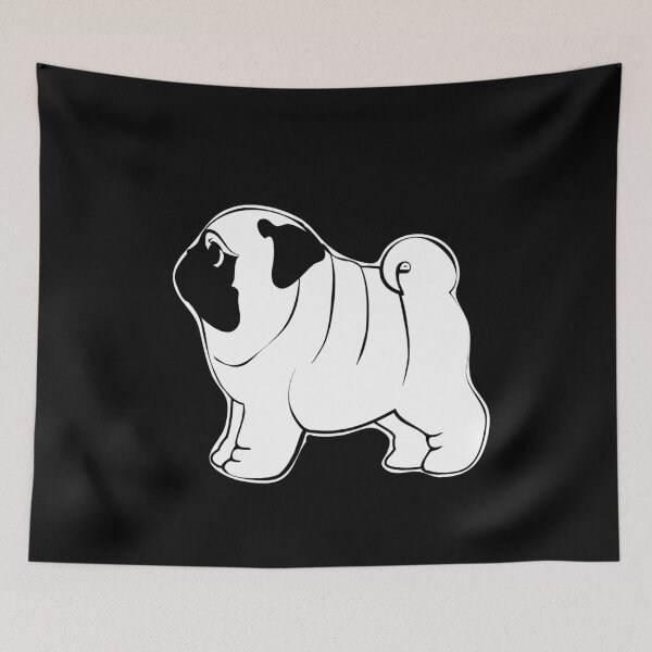 Item preview, Pug dog print. designed and sold by CraftCloud.