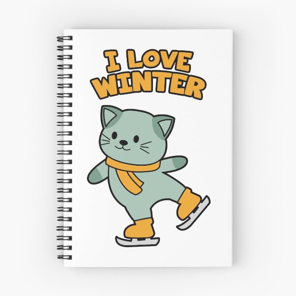 Artikelvorschau, I love Winter Katze entworfen und verkauft von nmdesigns1.