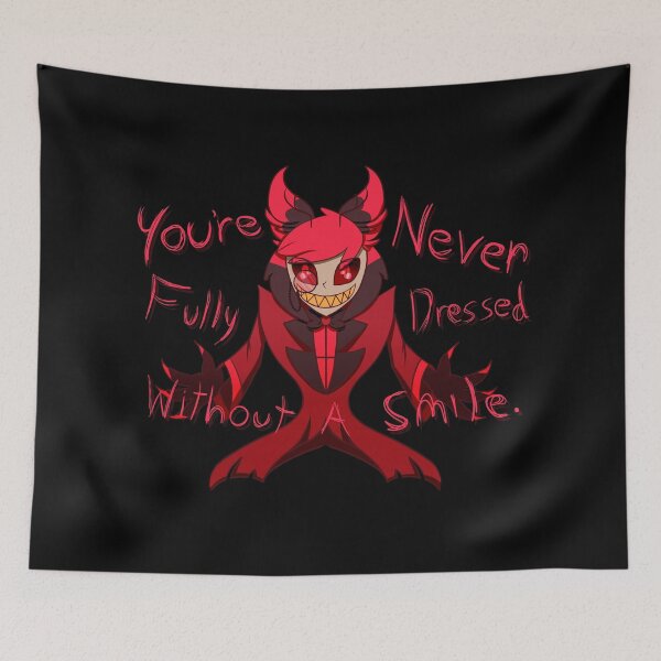 Item preview, You're Never Fully Dressed Without A Smile, Alastor designed and sold by DTSuccubus.