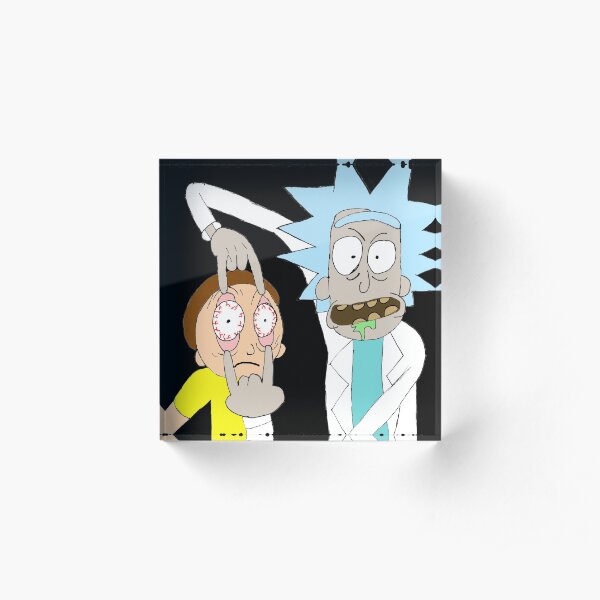 Rick and Morty - LOOK AT IT MORTY Acrylic Block