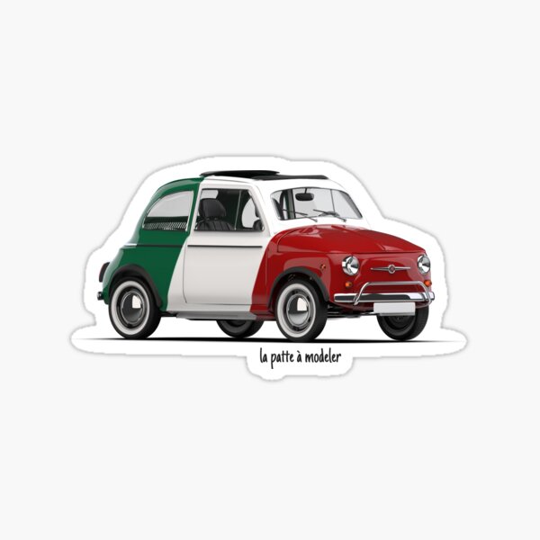 Fiat 500 Italy Sticker