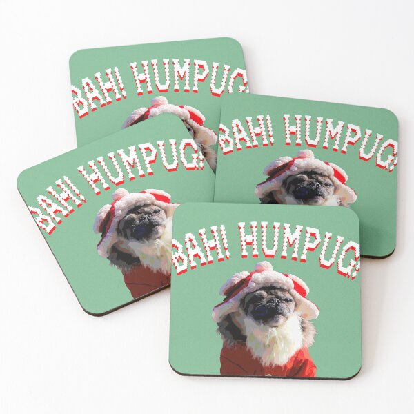 Item preview, Coal Instead of Treats!? BAH! HUMPUG! designed and sold by pugventurephoto.