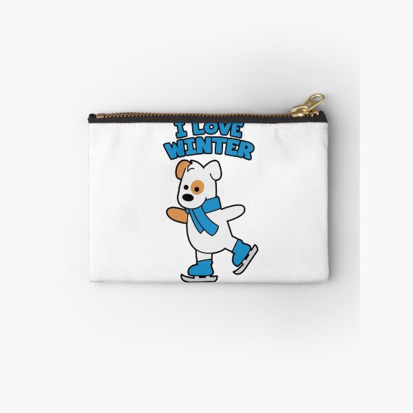 Item preview, I love winter skating dog designed and sold by nmdesigns1.