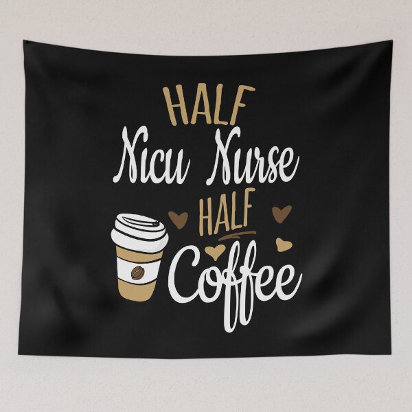 Item preview, Half NICU Nurse Half Coffee, Funny NICU Nurse Gift designed and sold by Ripper19.