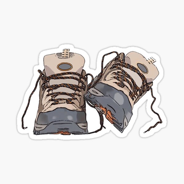 Hiking Boots Sticker