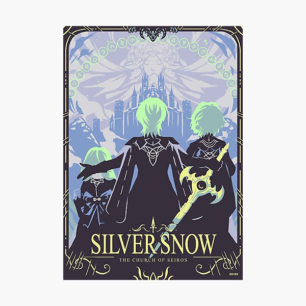 Silver Snow Photographic Print