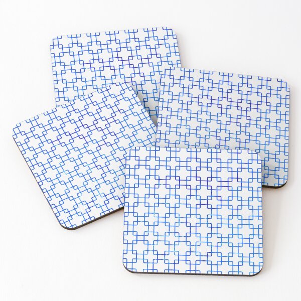 Item preview, Blue Graphic Squares designed and sold by PaintedbyCarol.