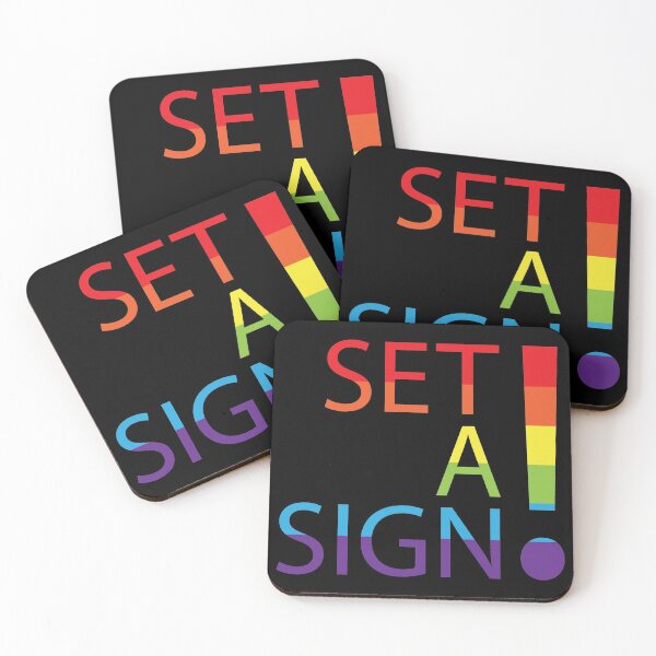Item preview, SET A SIGN! designed and sold by Dwarf-Monkey.